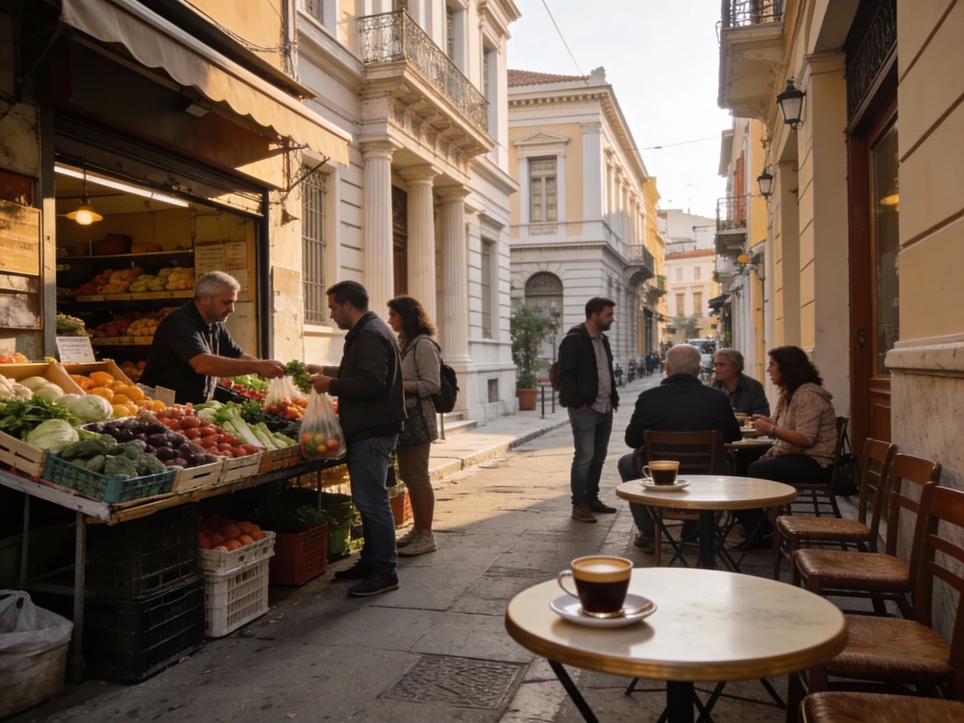 Content illustration 1 for Greece: Neighbourhood Rhythms, Market Reality